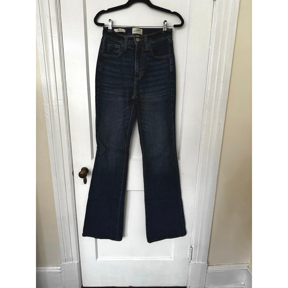 High waisted flare jeans dark wash size 2L